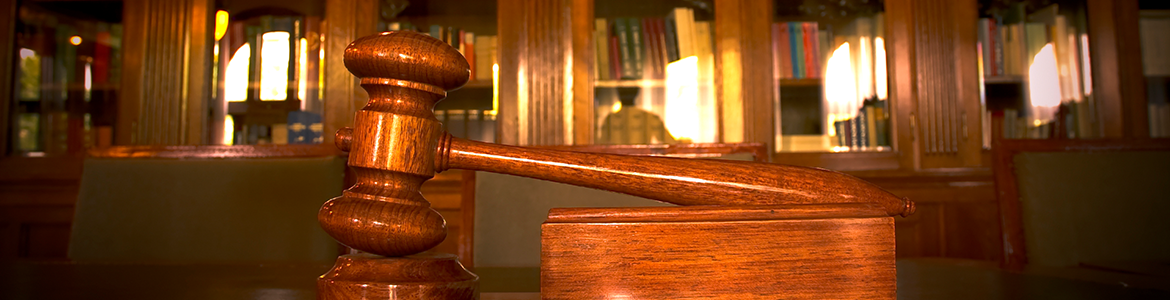 Gavel on the table